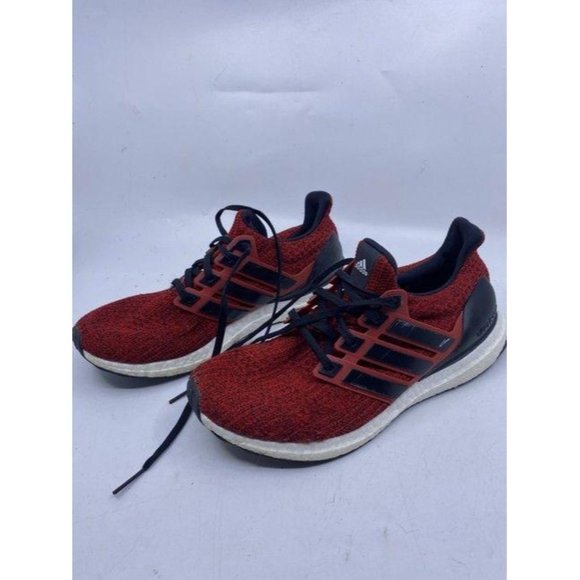 Adidas Red Black Ultra Boost Sneakers Size Us - Picture 3 of 10